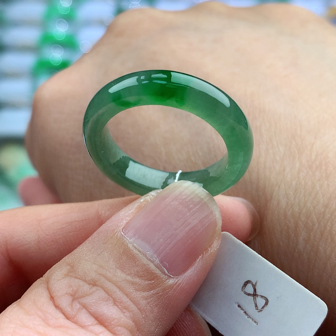 未镶嵌戒指翡翠18号