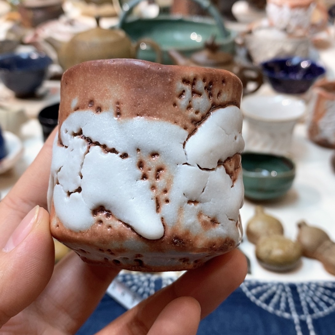 柴烧侘寂粗陶茶具