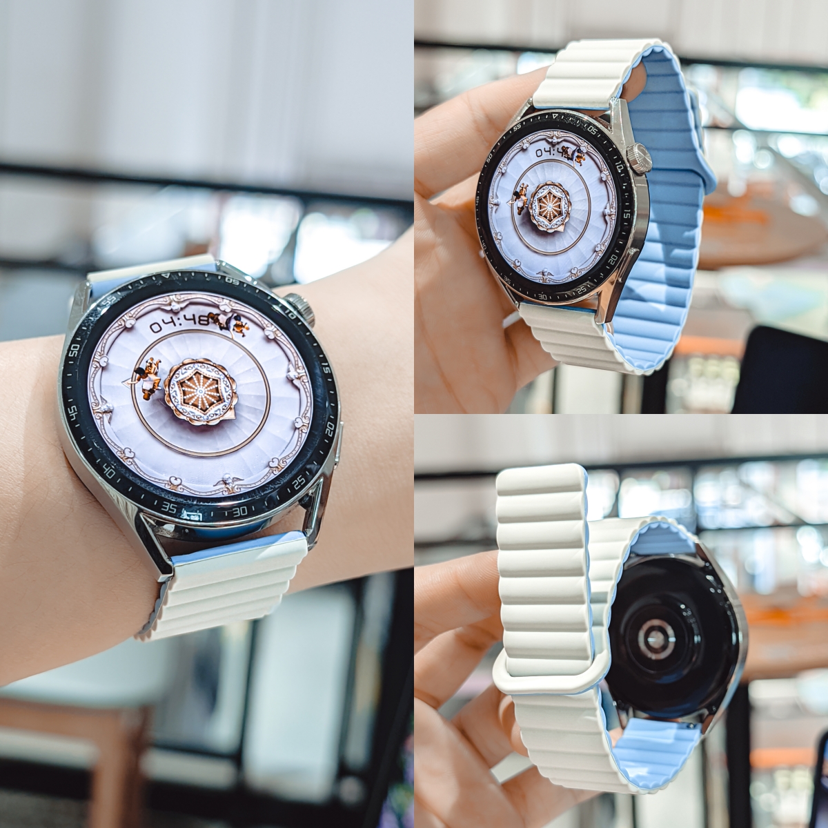 适用GT5高级工装磁吸硅胶表带gt4手表带表带华为gt5手表表带