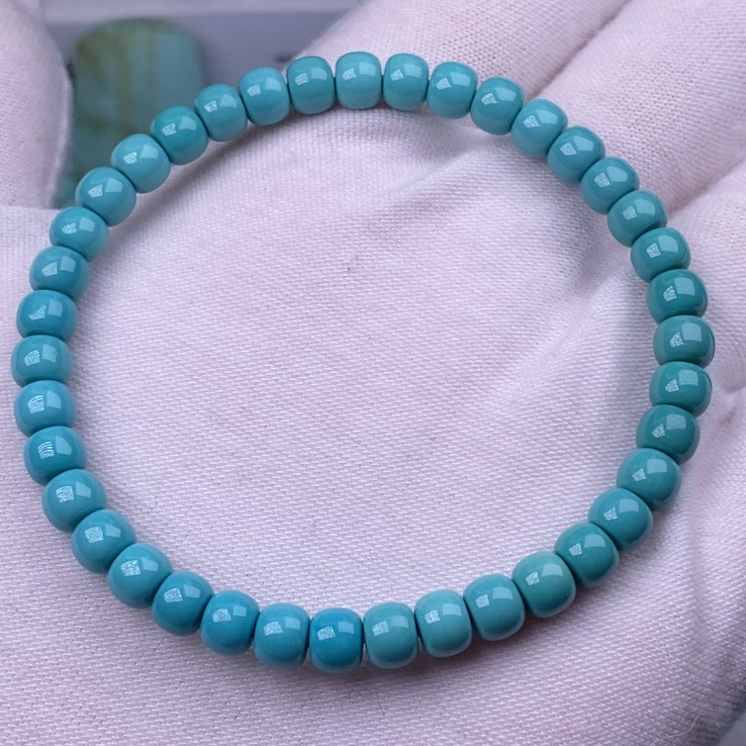 绿松石未镶嵌珠宝奇石5.5mm