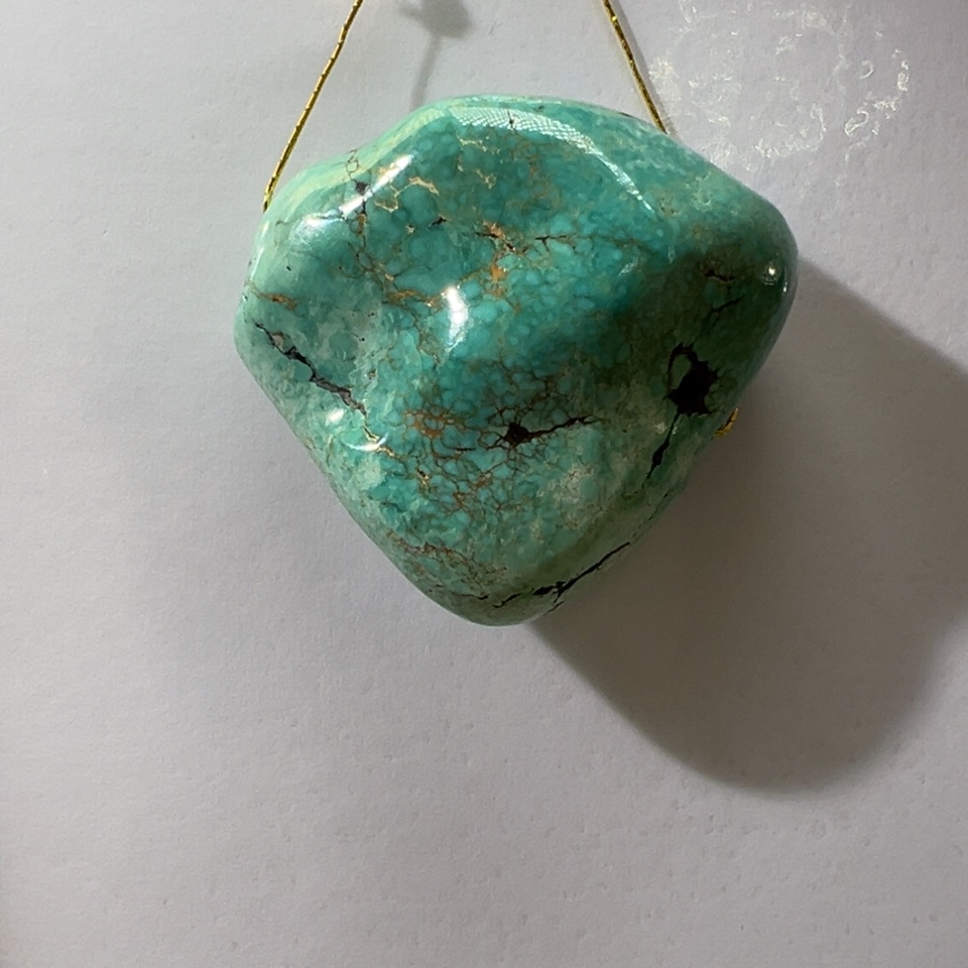 绿松石未镶嵌挂件