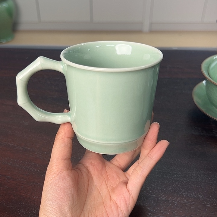 龙泉云间青瓷小米茶器