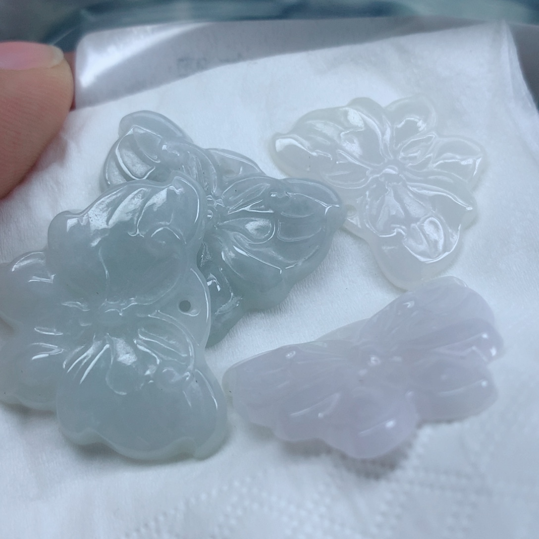 翡翠未镶嵌项链珠子珠