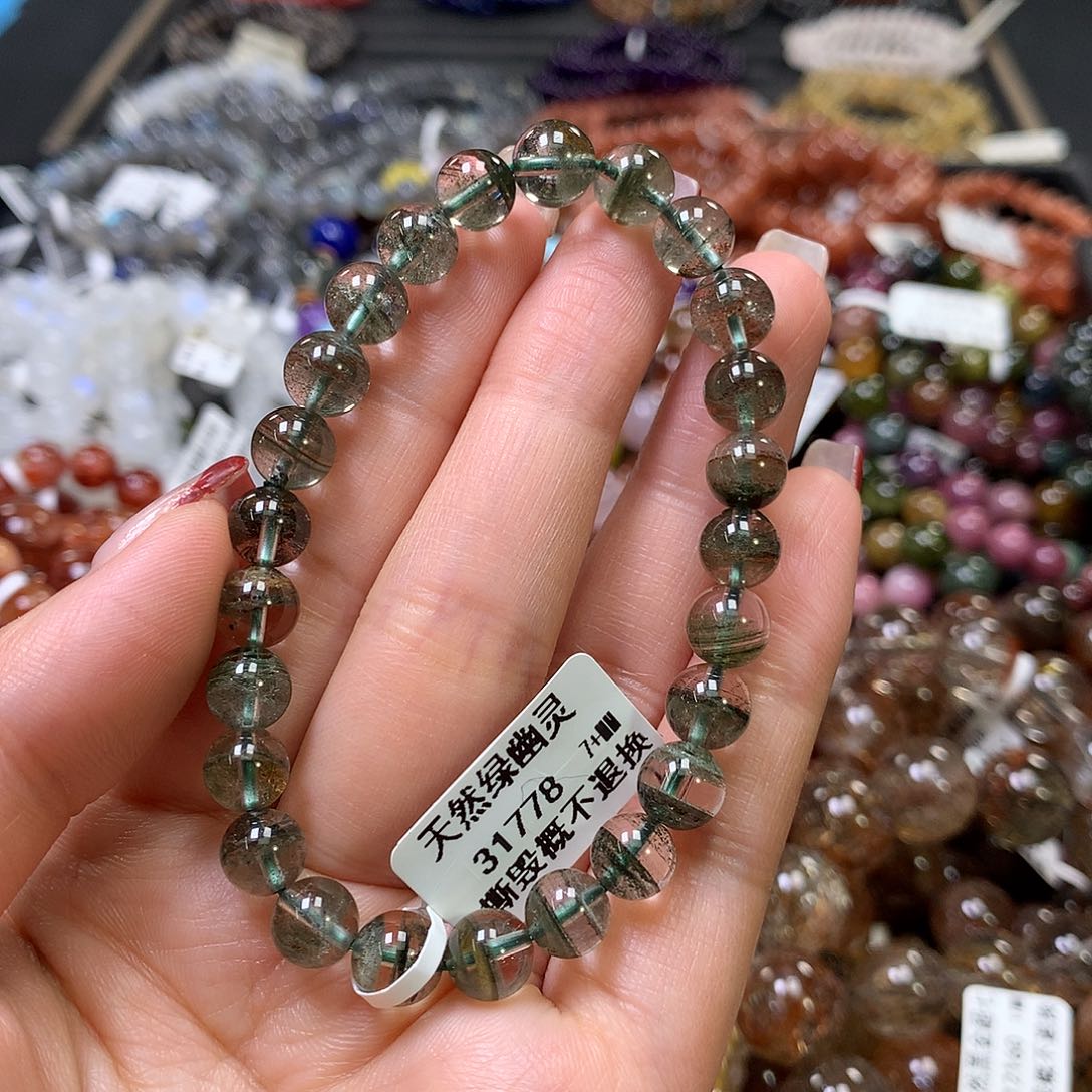 水晶手链未镶嵌，