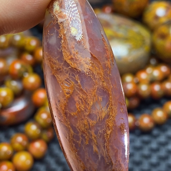 玛瑙/玉髓颈饰未镶嵌凉*