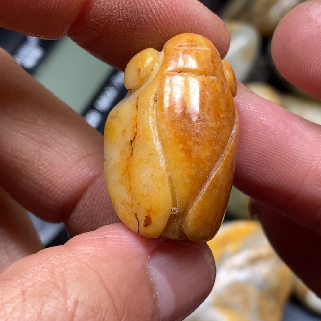 和田玉挂件铂Pt950镶嵌