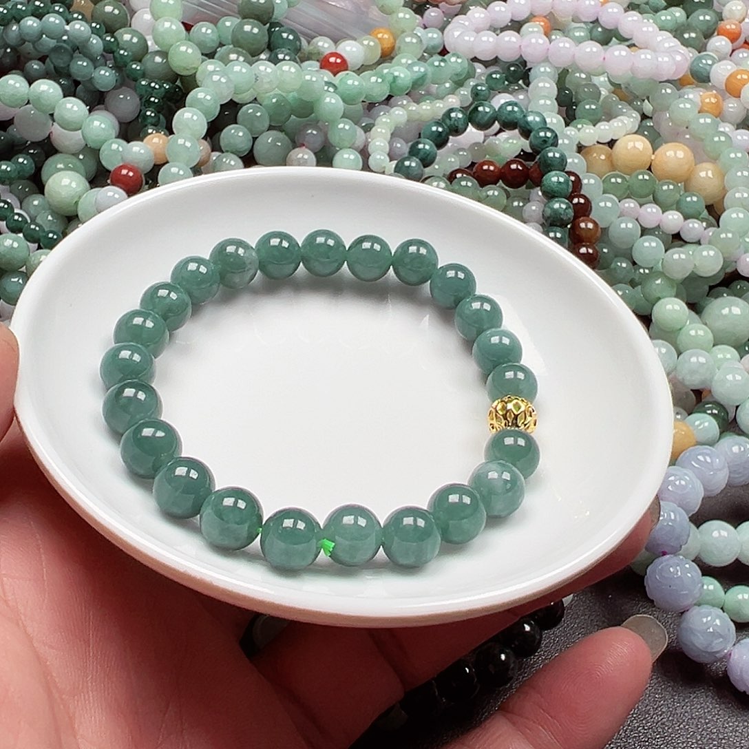 翡翠手链未镶嵌孙*洁货主老华