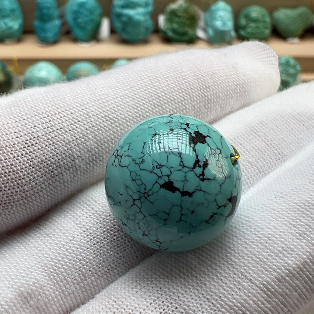 绿松石未镶嵌配饰16.9