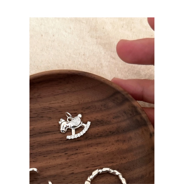 吊坠925银 【开运小马 吊坠】 简约休闲 本命年配饰 D003