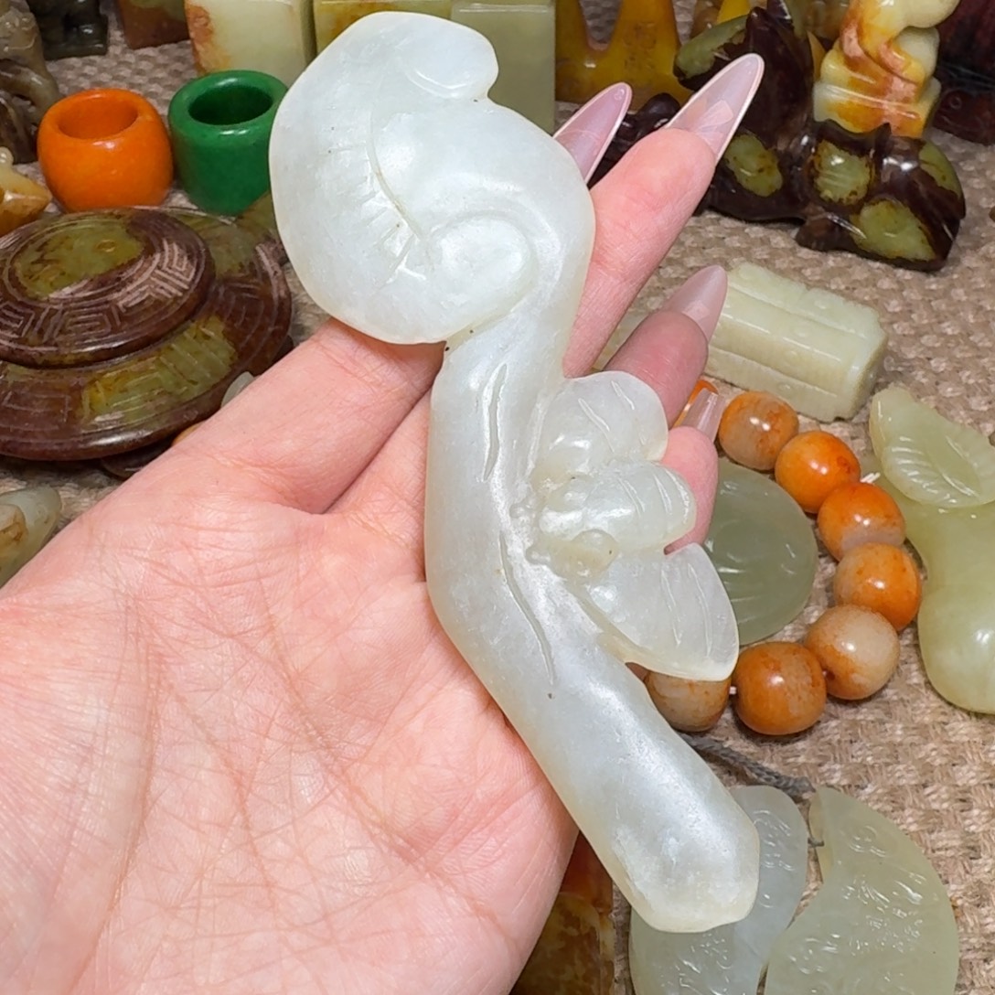 白玉菩提吊坠挂件