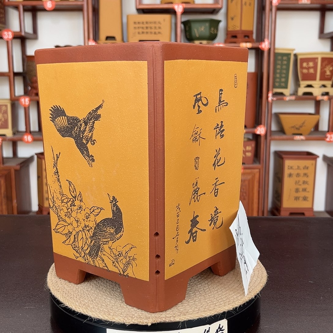 紫砂花盆紫砂花盆