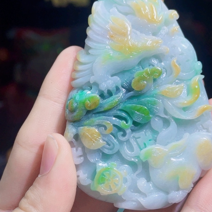 翡翠未镶嵌吊坠(不含链)X113