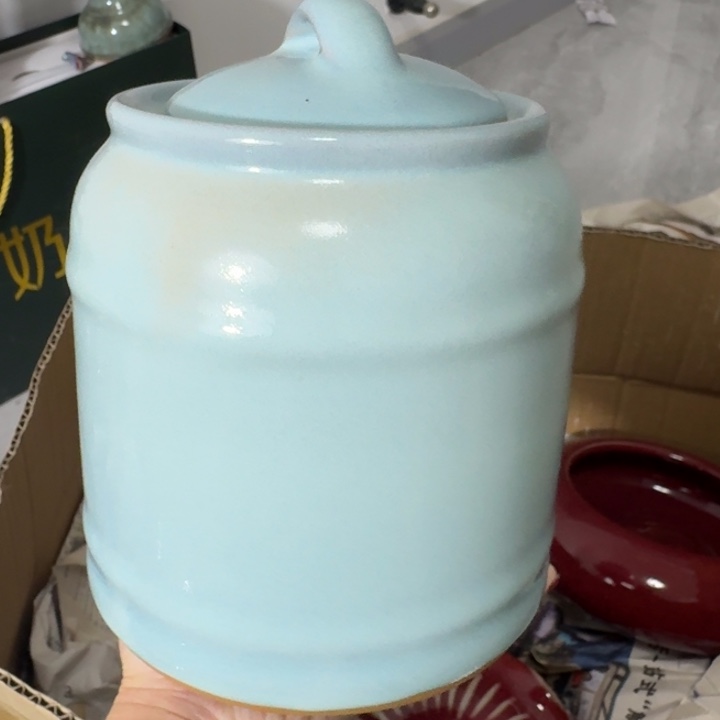 摆件陶郑家钧窑摆件