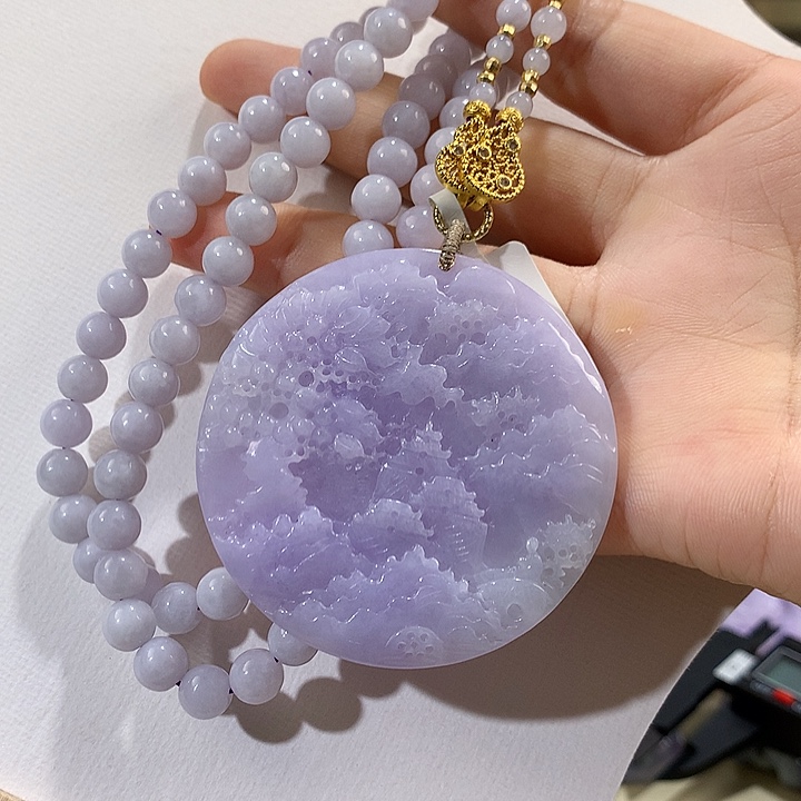 翡翠未镶嵌颈饰翡翠吊坠