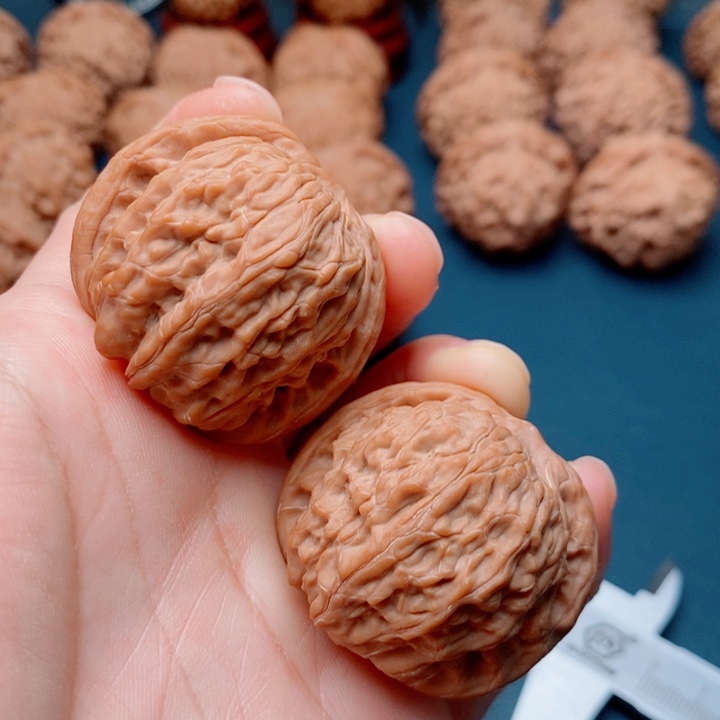 文玩核桃把件磨盘37