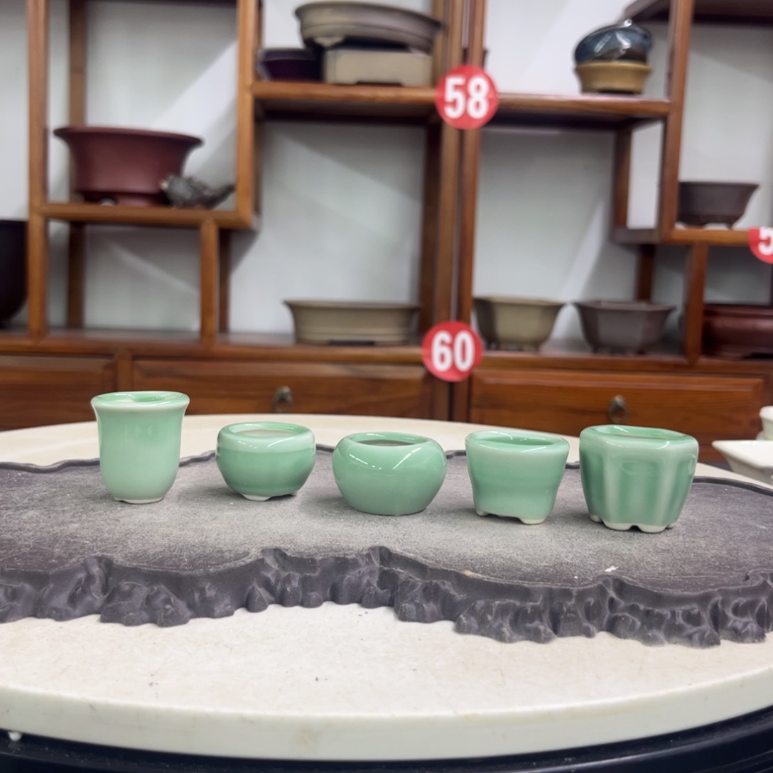 紫砂花盆瑕疵2-5，2-5-5z