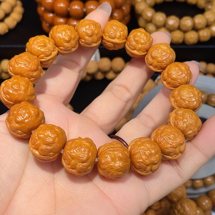 猴头核桃手串猴头