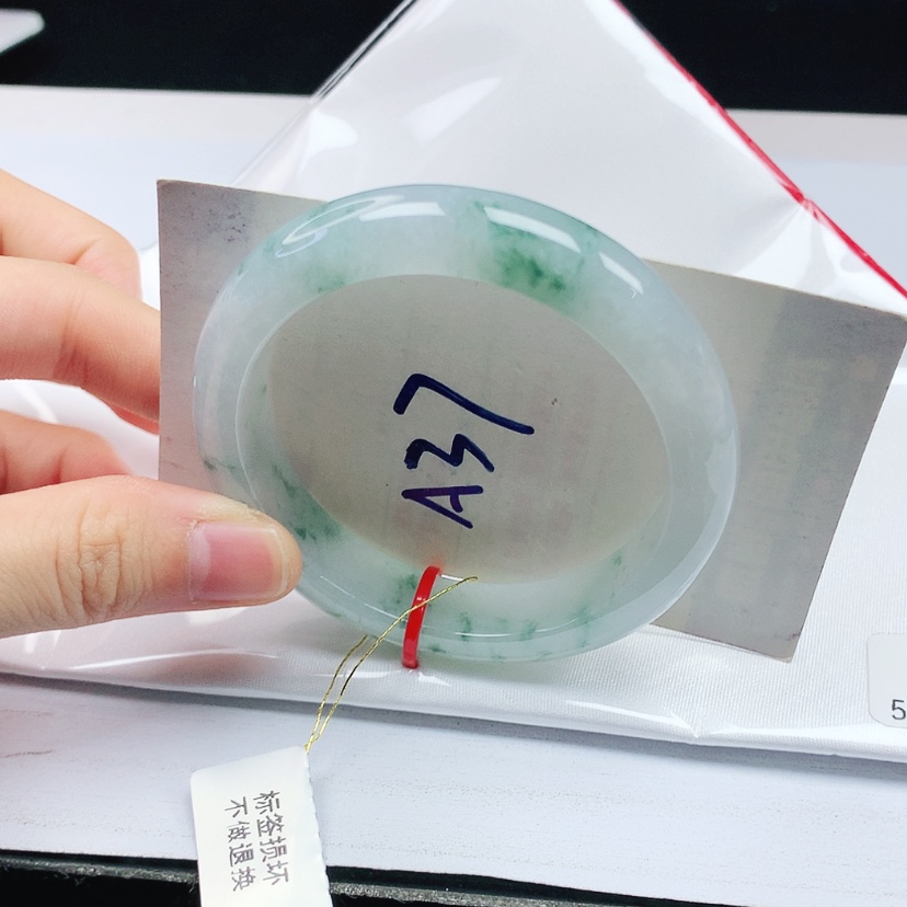 【闪购商品】翡翠手镯未镶嵌天然缅甸a货手镯53