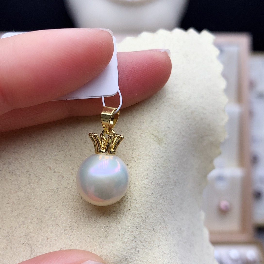 颈饰合金淡水珍珠