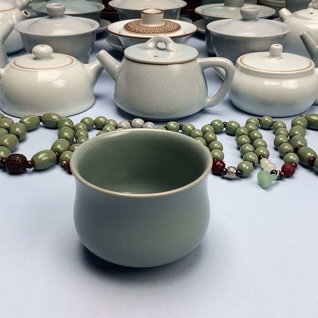 杯仿古卢施杯原矿原釉原产地