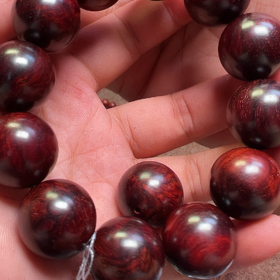 手串檀香紫檀（小叶紫檀）2.0瘤疤花