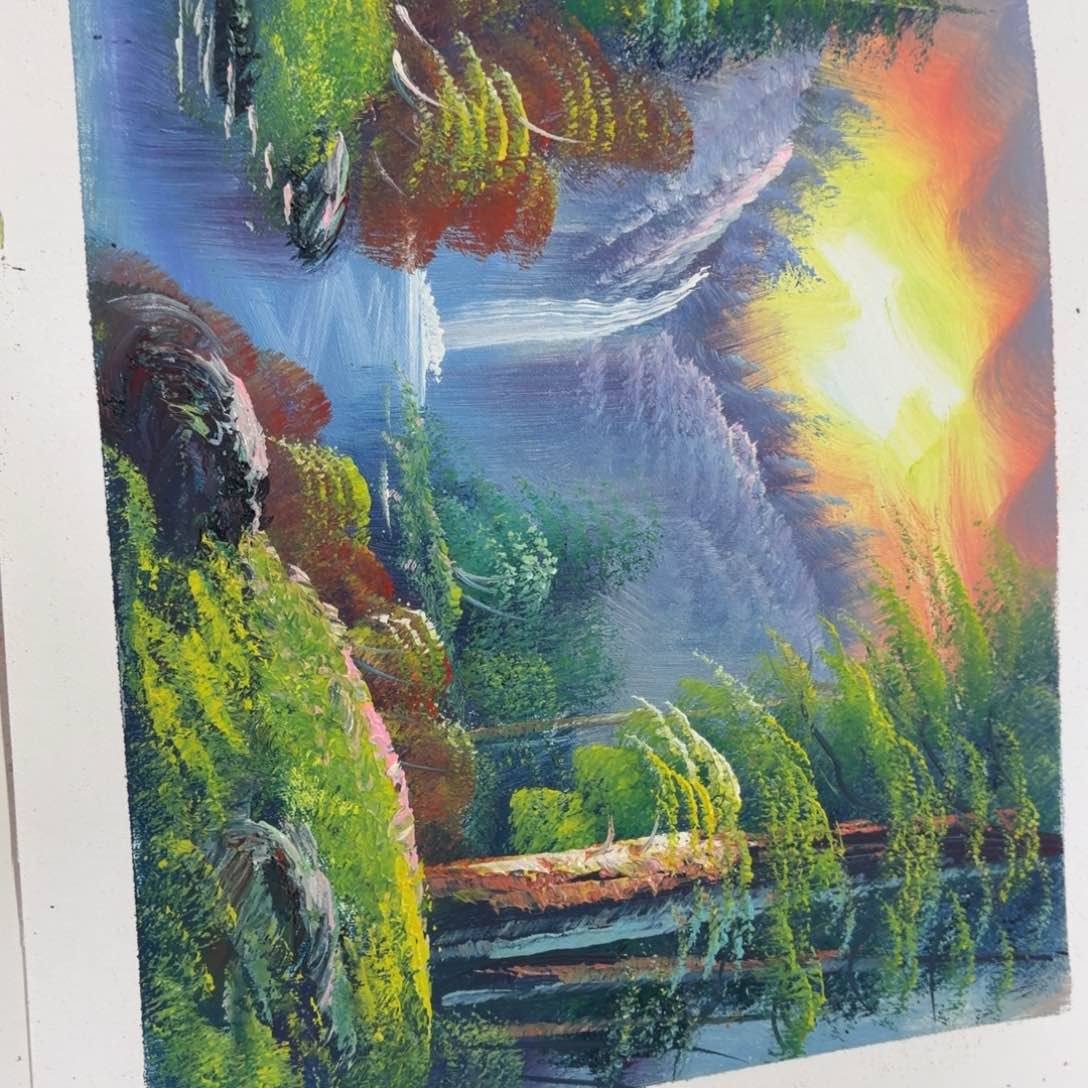 油画你在哪呢你现在