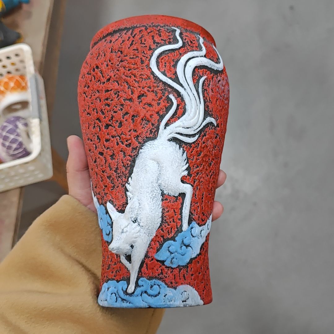 红陶吸水透气的白陶花盆凑满12发货