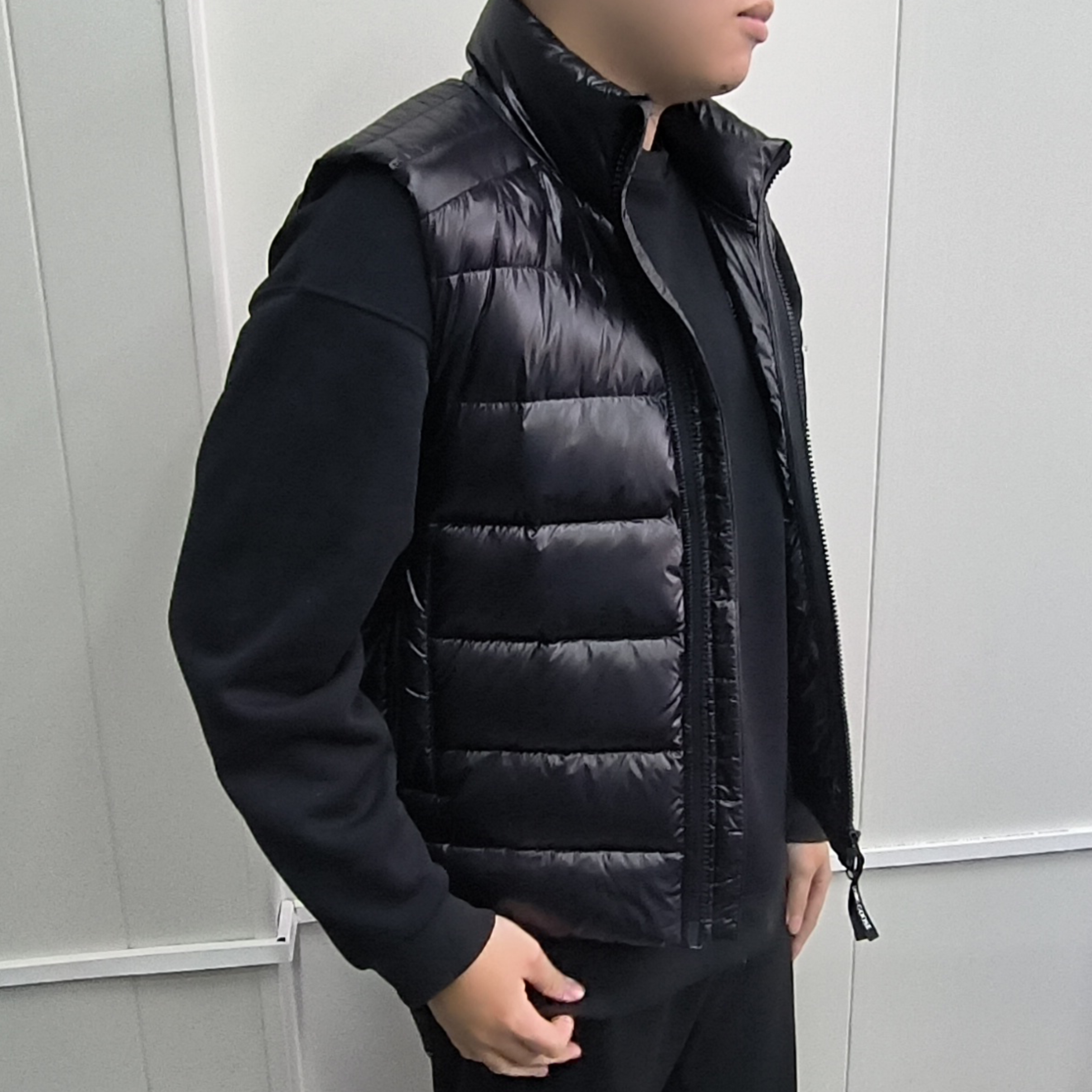 cahobc goose亮面马甲女款外穿羽绒马甲冬季自主品牌羽绒外套男