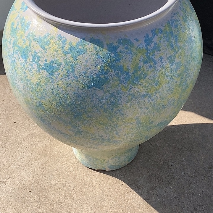 花盆紫砂口27高度43瑕疵