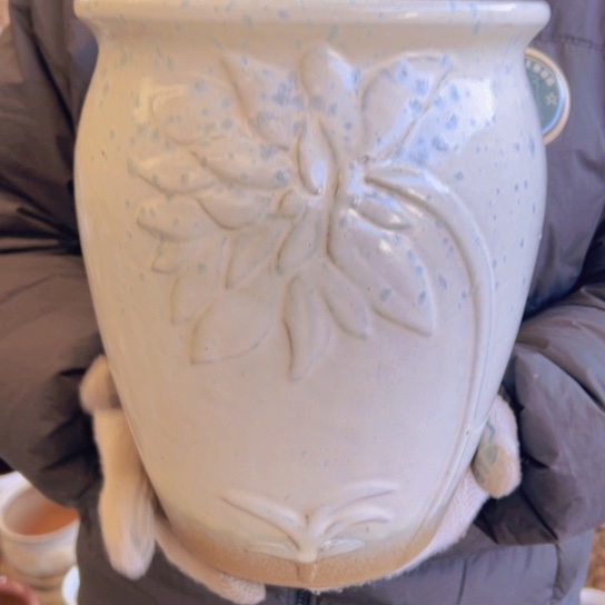 紫砂花盆高25口20————