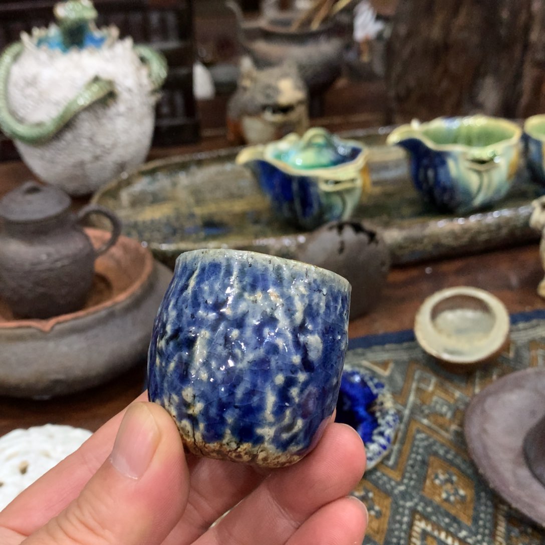 杯手工制作柴烧茶具