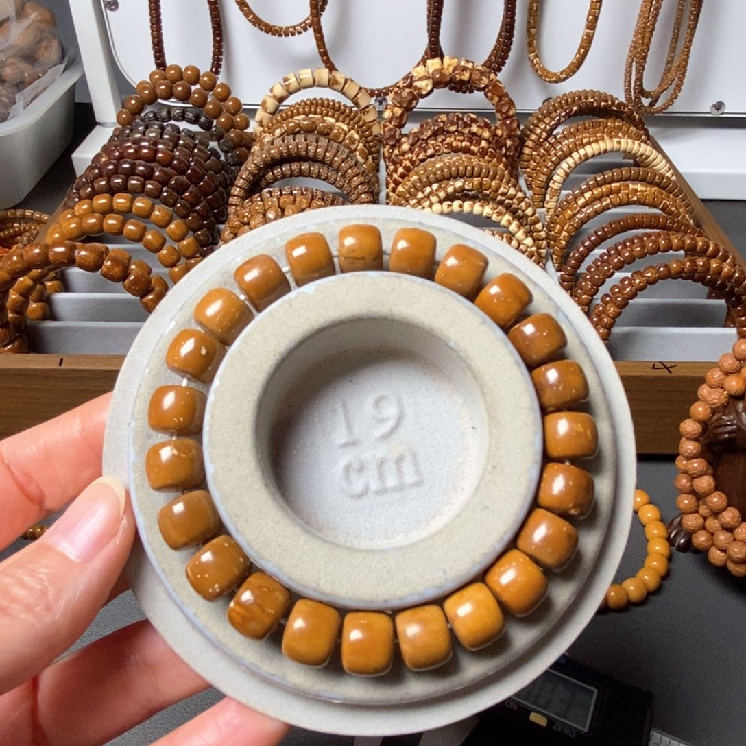 菩提手串/手链旺***冰紫金鼠返油小手围实心老型10.5