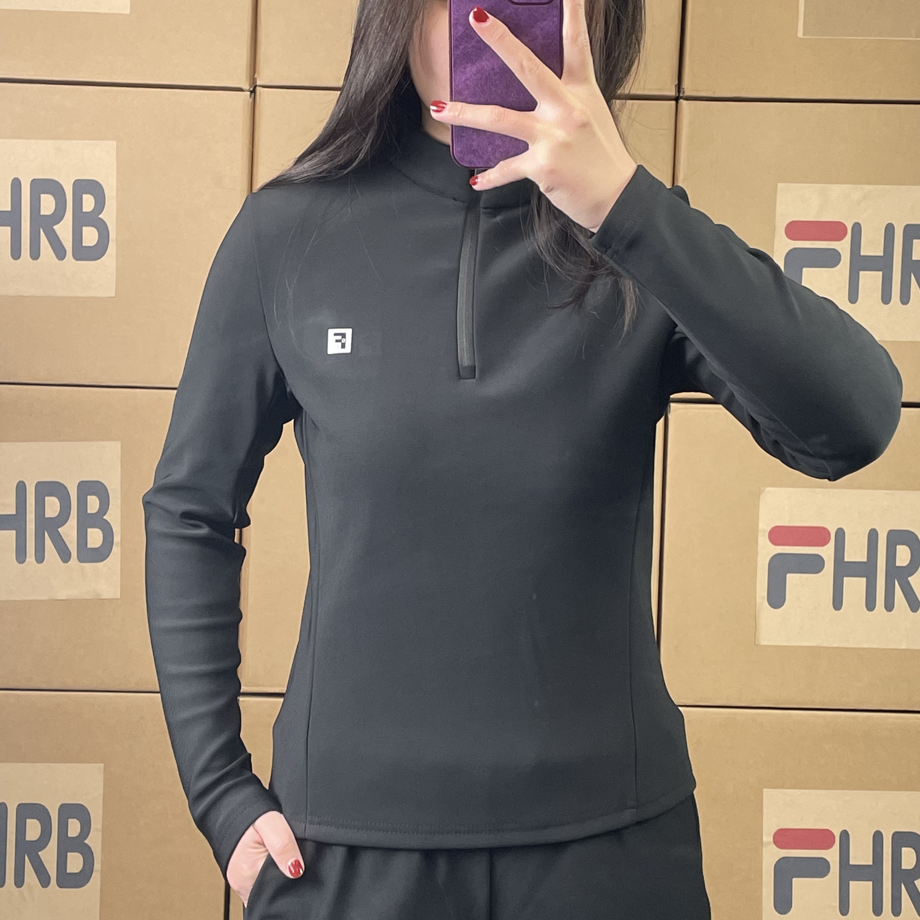 春季新款加绒加厚正肩立领打底衫高弹休闲运动上衣长袖男女同款