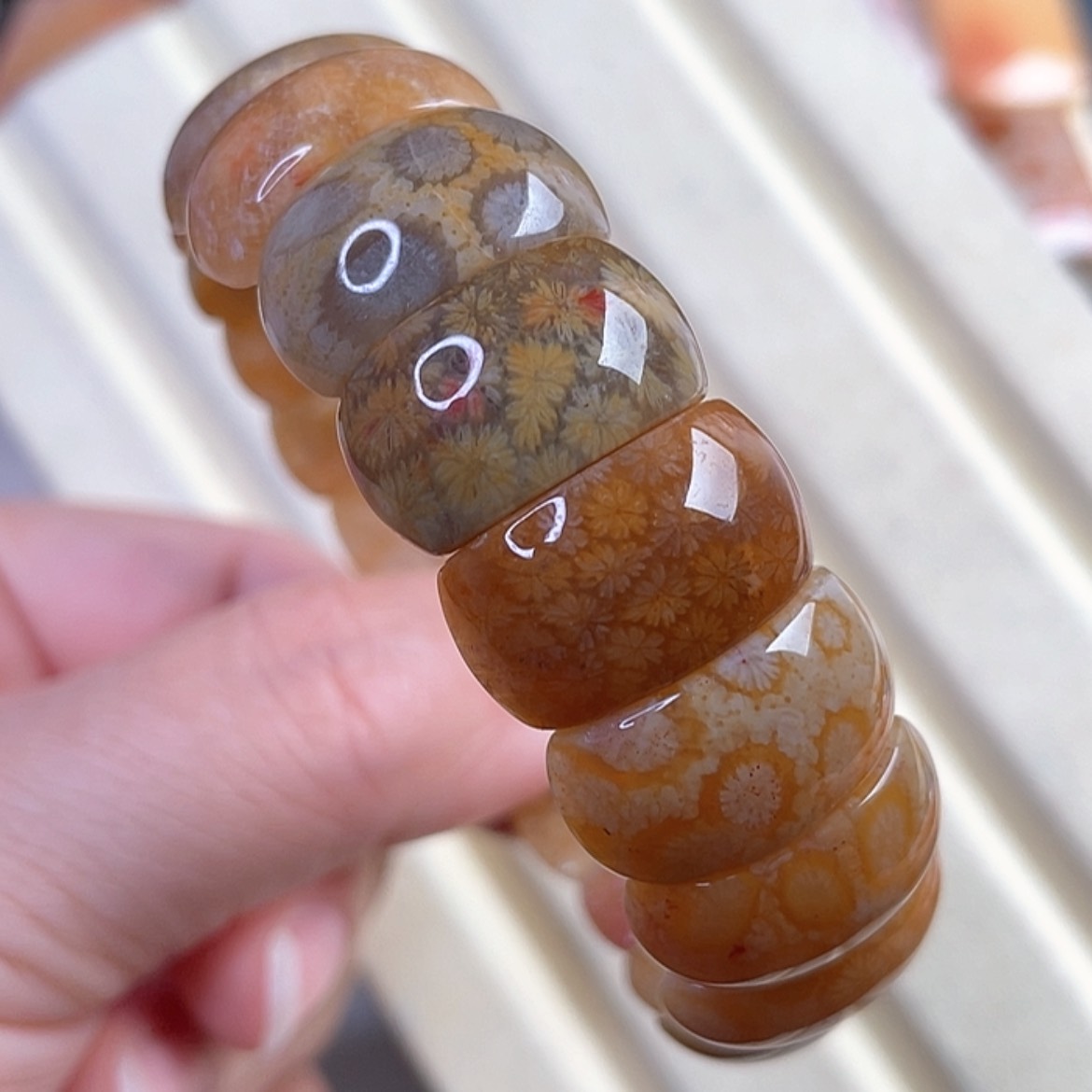 【闪购商品】硅化玉手串未镶嵌