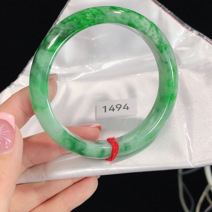 翡翠手镯未镶嵌天然翡翠手镯5903