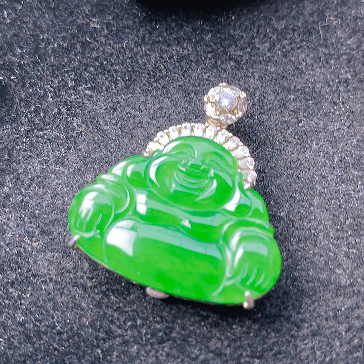 【闪购商品】翡翠银S925镶嵌颈饰翡翠