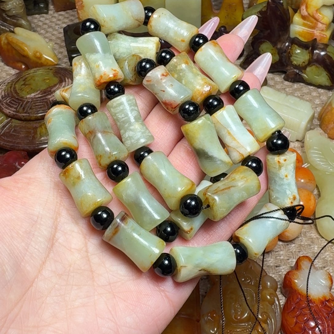 白玉菩提吊坠挂件