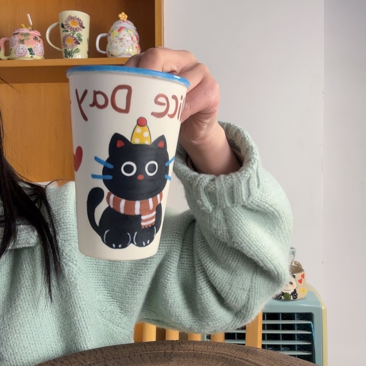 c***燕手捏手绘景德镇陶瓷