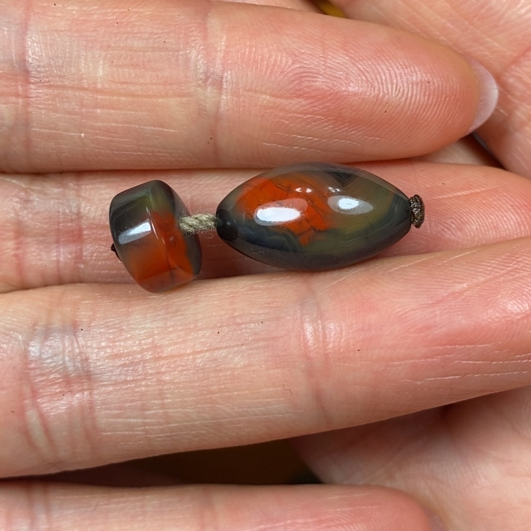 南红玛瑙未镶嵌珠子喜**华