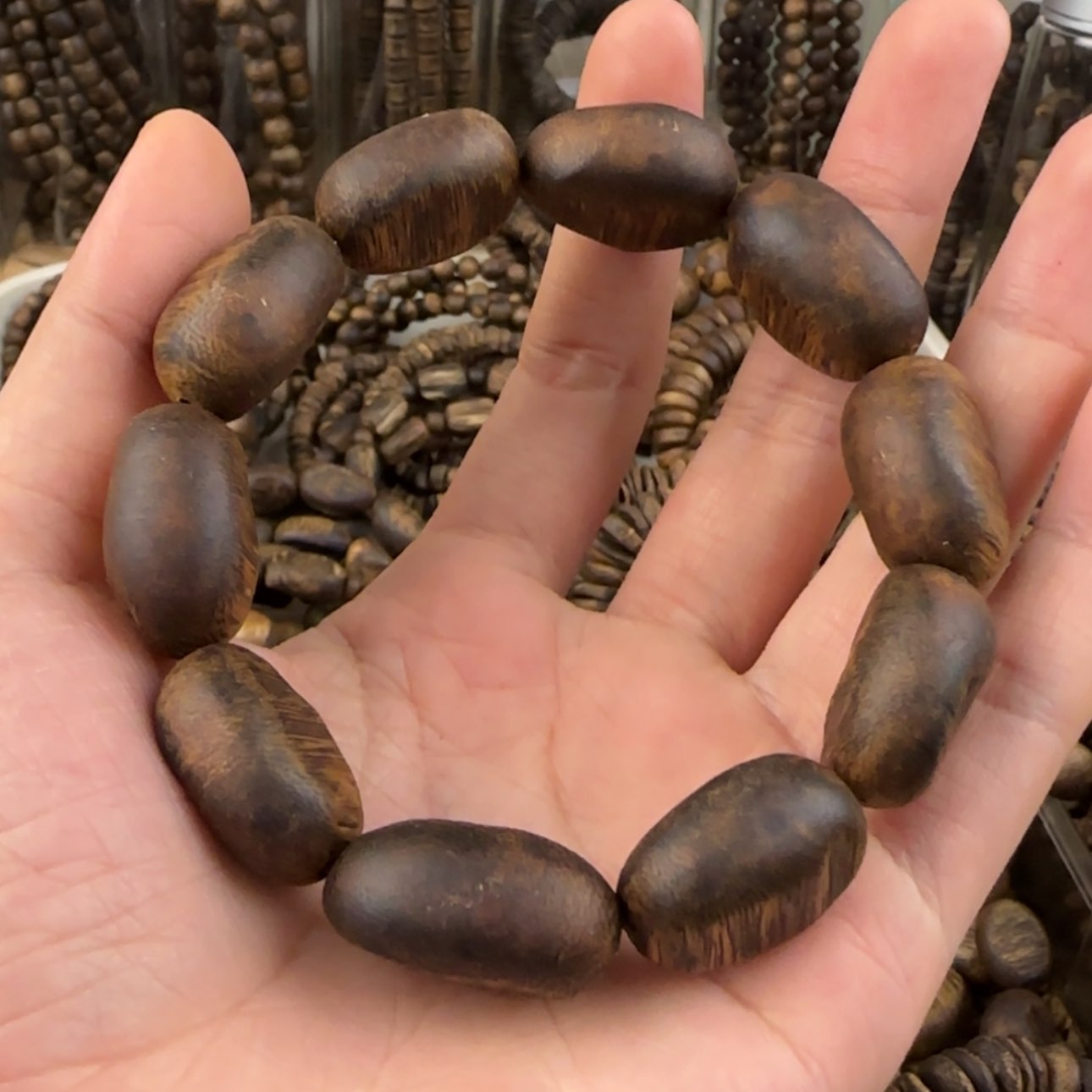 【闪购商品】沉香手串家**虎奇楠手串16.2克