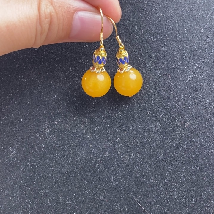 银S925镶嵌蜜蜡珠宝奇石