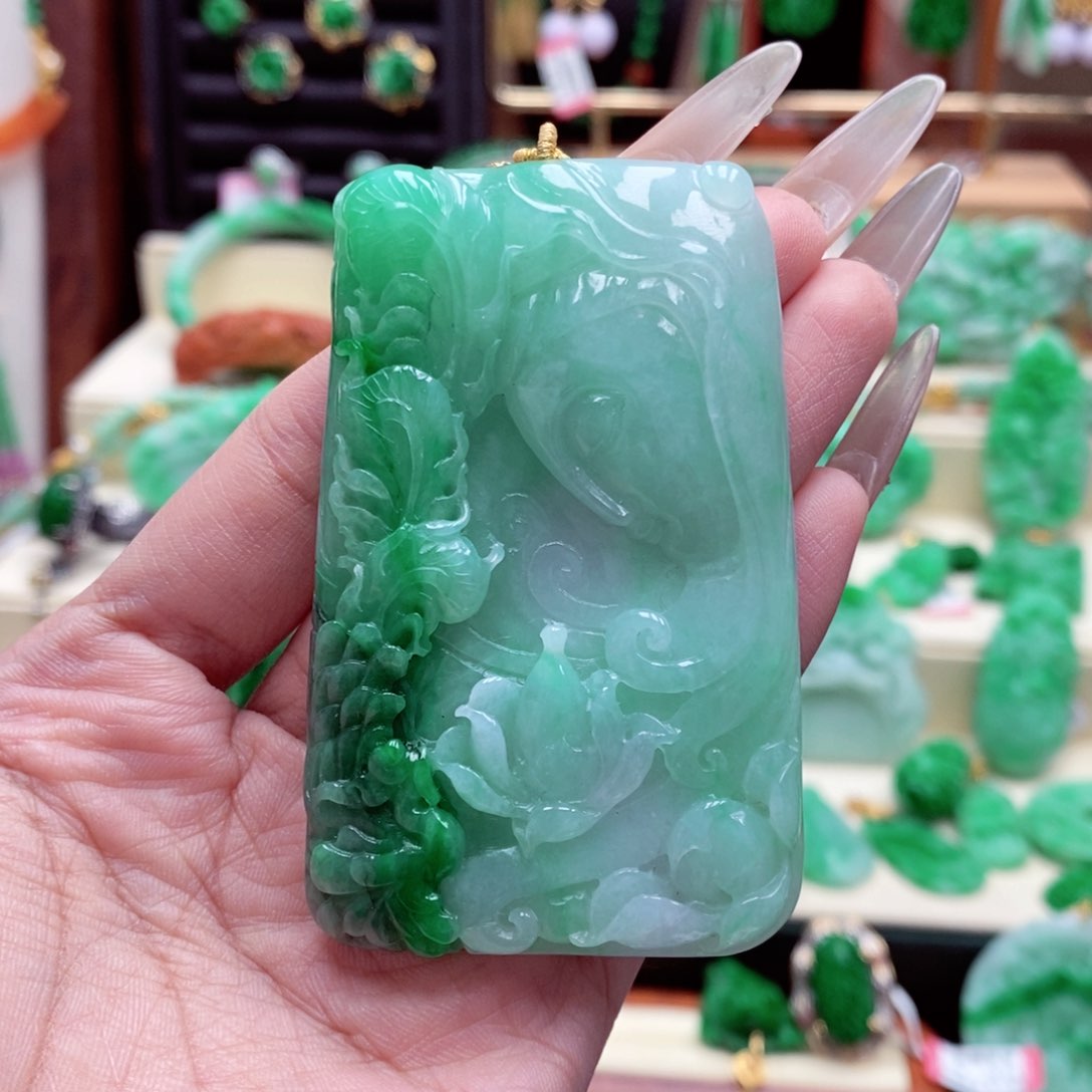 颈饰未镶嵌翡翠翡翠吊坠