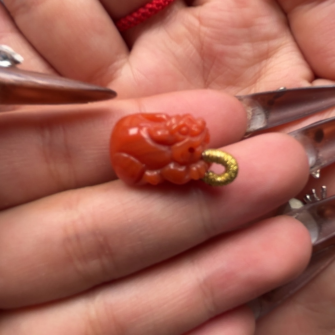 南红玛瑙吊坠(不含链)未镶嵌