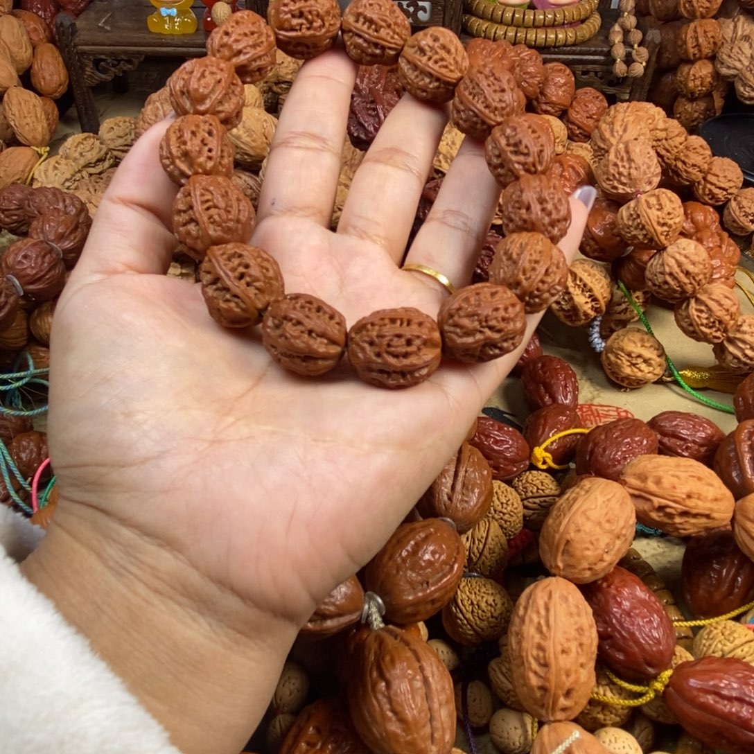 败***人文玩核桃吊坠蛤蟆头手串文玩核桃