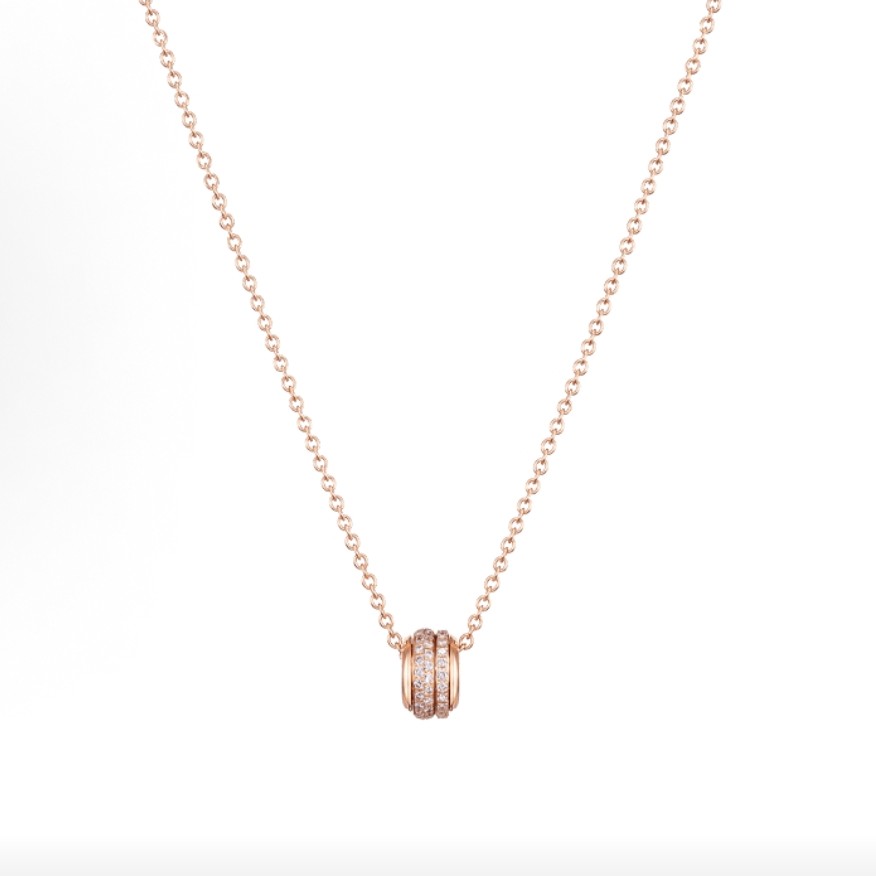 99新 Piaget/伯爵 时来运转满钻三排钻项链 15774006