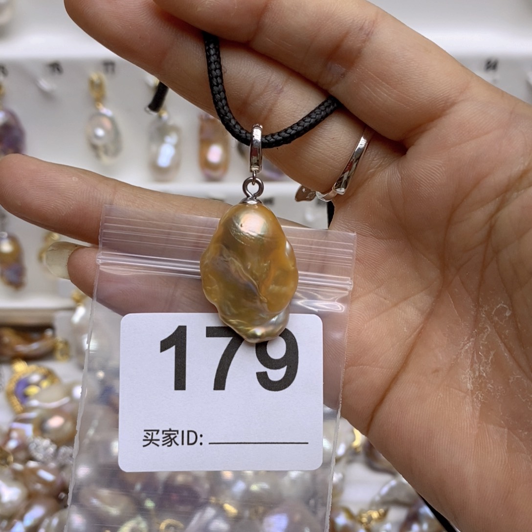 淡水珍珠颈饰银S925镶嵌179