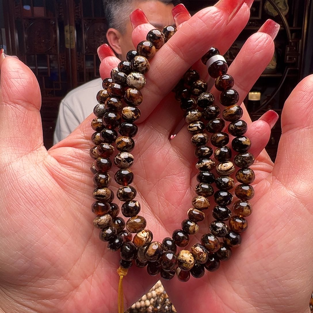 琥珀裸石未镶嵌抚顺琥珀20506-1，8