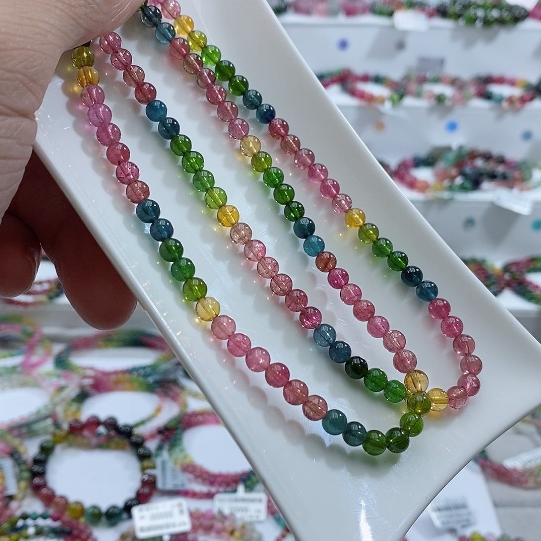 碧玺碧玺未镶嵌手链