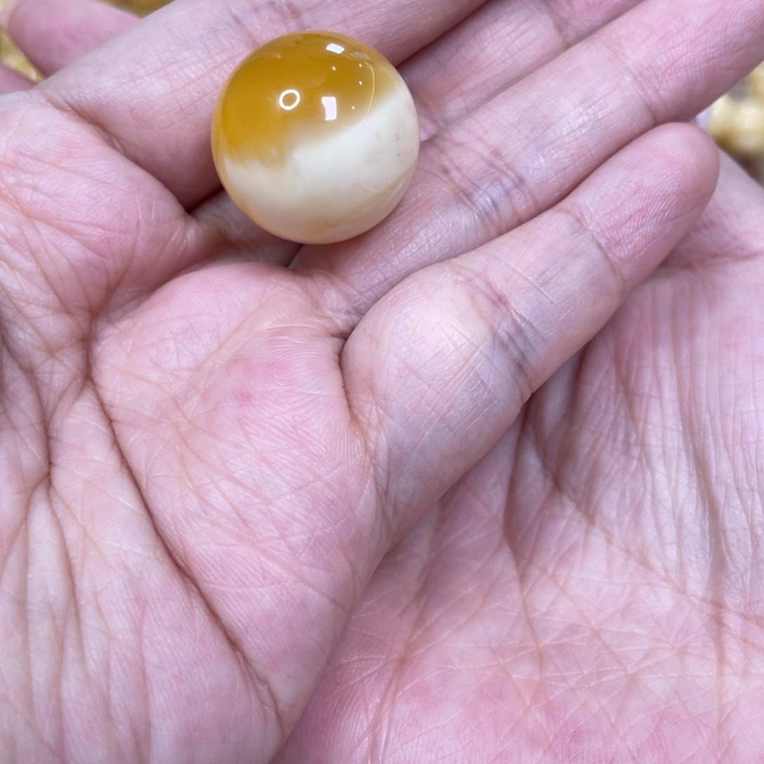 琥珀颈饰未镶嵌天然琥珀蜜蜡圆珠