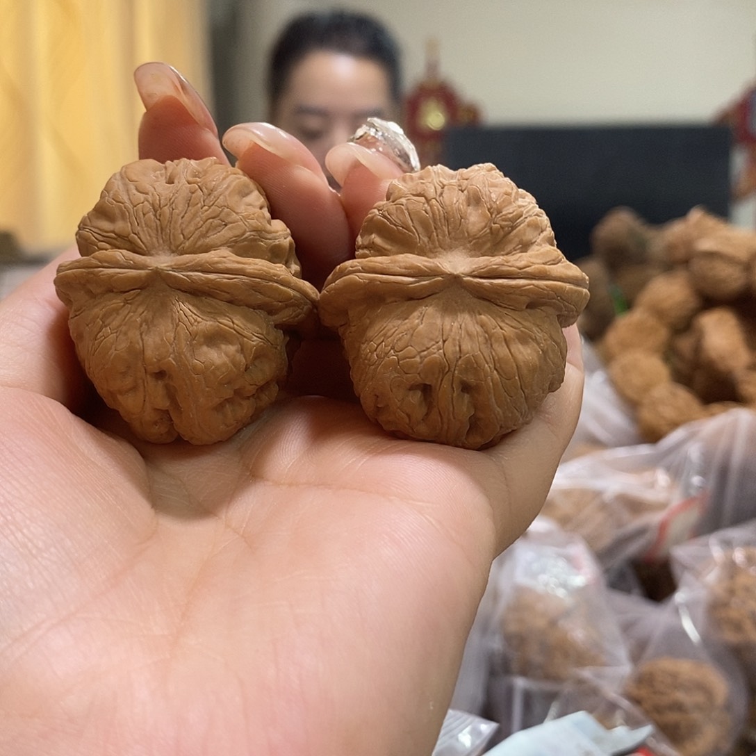 把件文玩核桃39➕平谷元宝有黄